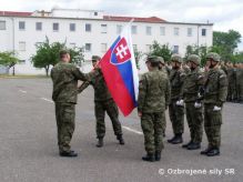 Slvnostn preberanie funkcie velitea 13. mechanizovanho prporu